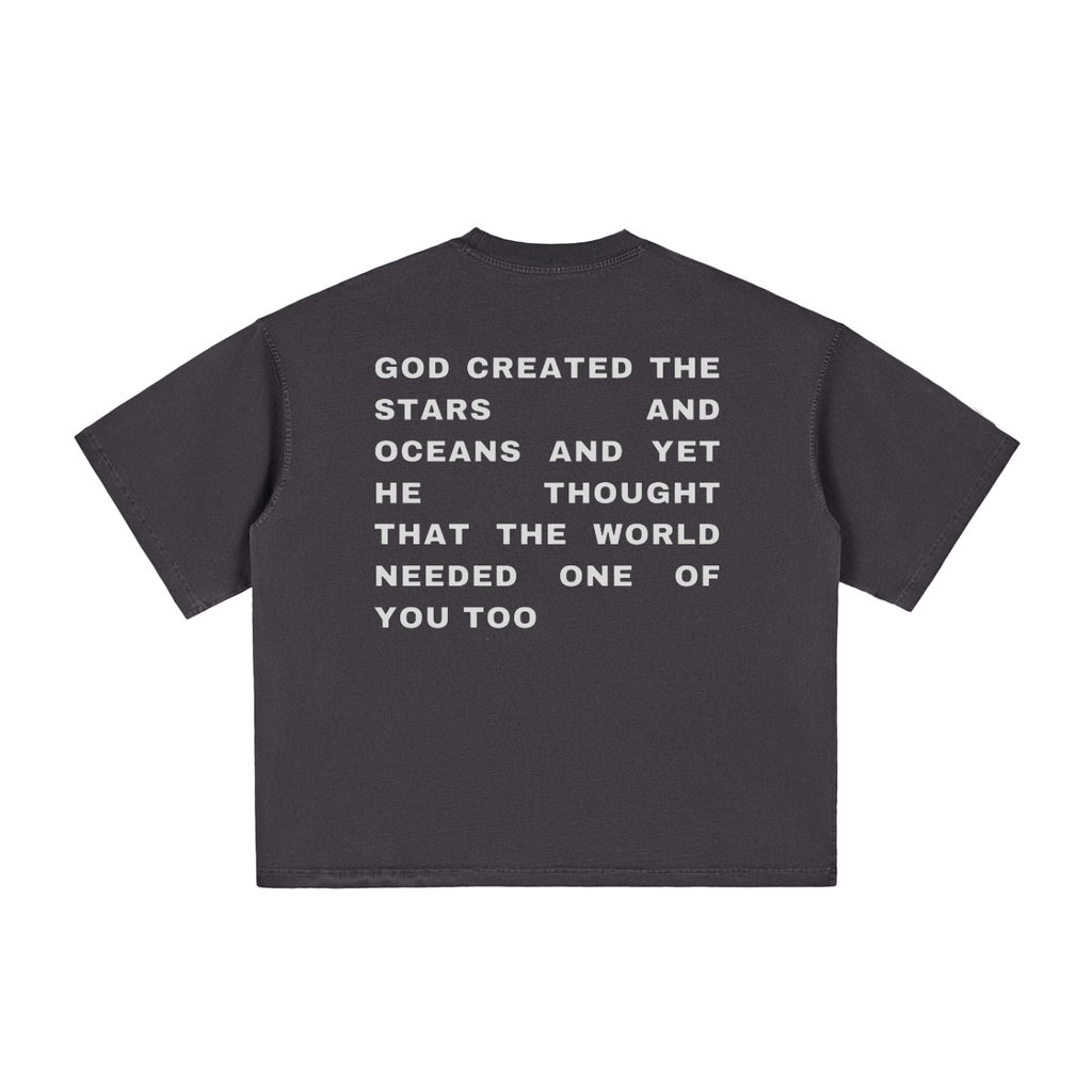 DEAR PERSON BEHIND ME - Black Boxy T-Shirt