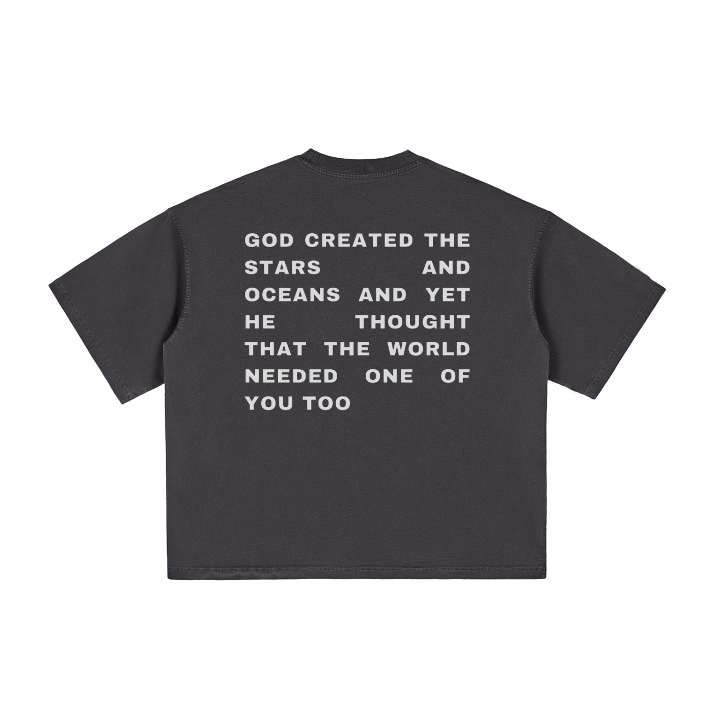 DEAR PERSON BEHIND ME - Black Boxy T-Shirt