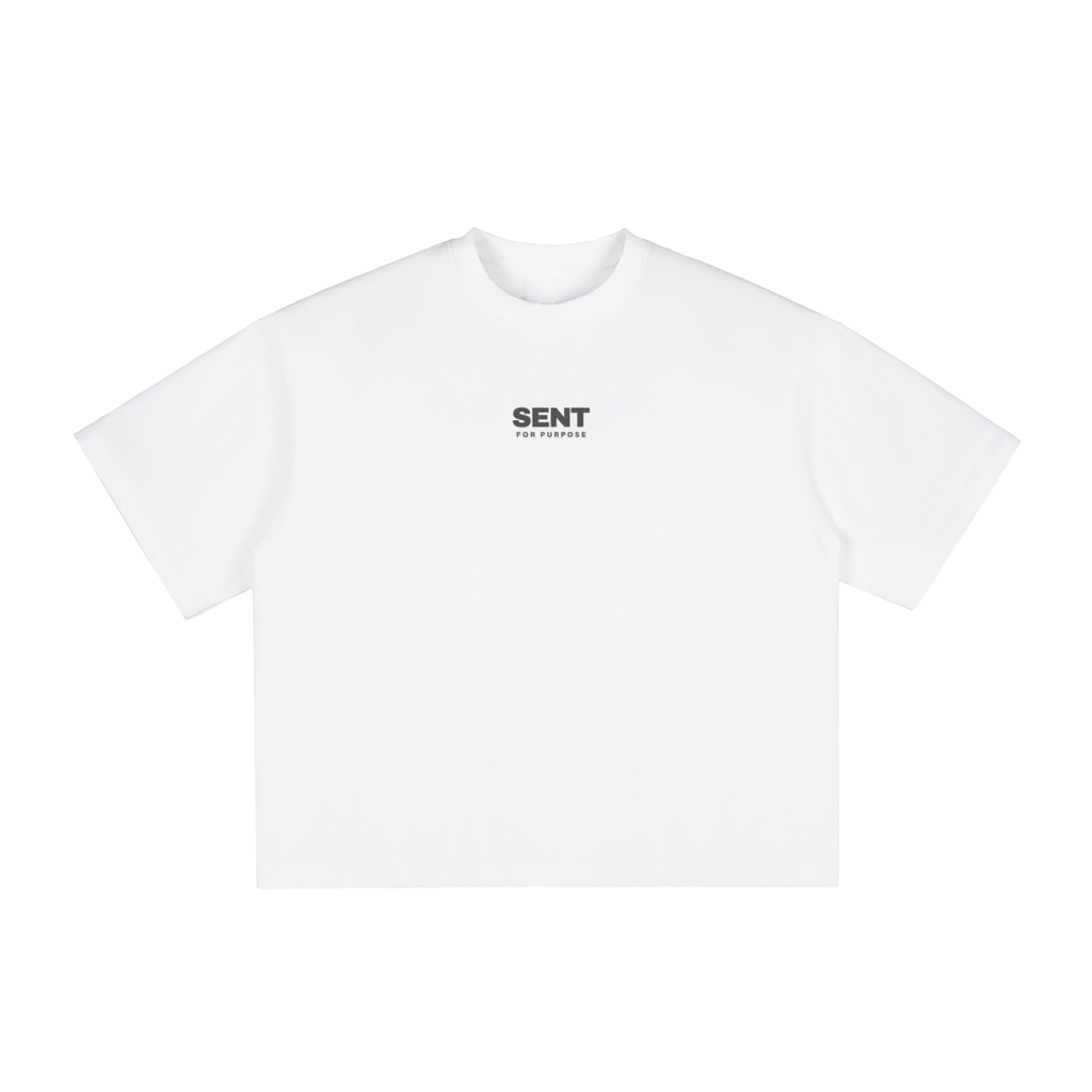 GO. DISCIPLE. LOVE. - White Boxy T-Shirt