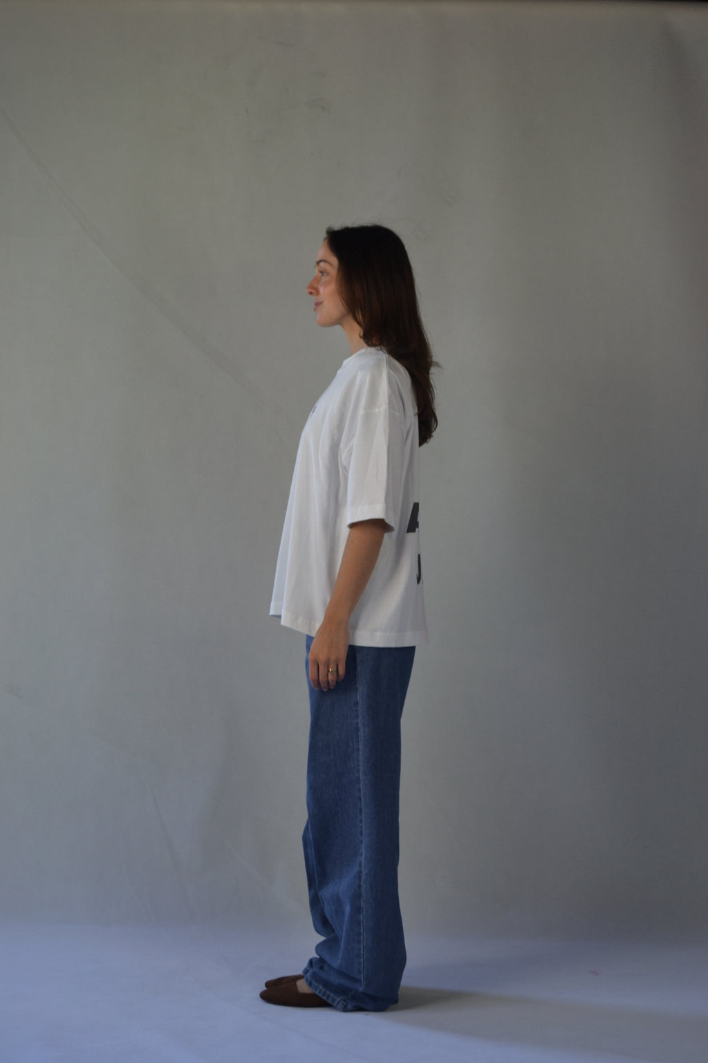 ASK ME ABOUT JESUS - White Boxy T-Shirt