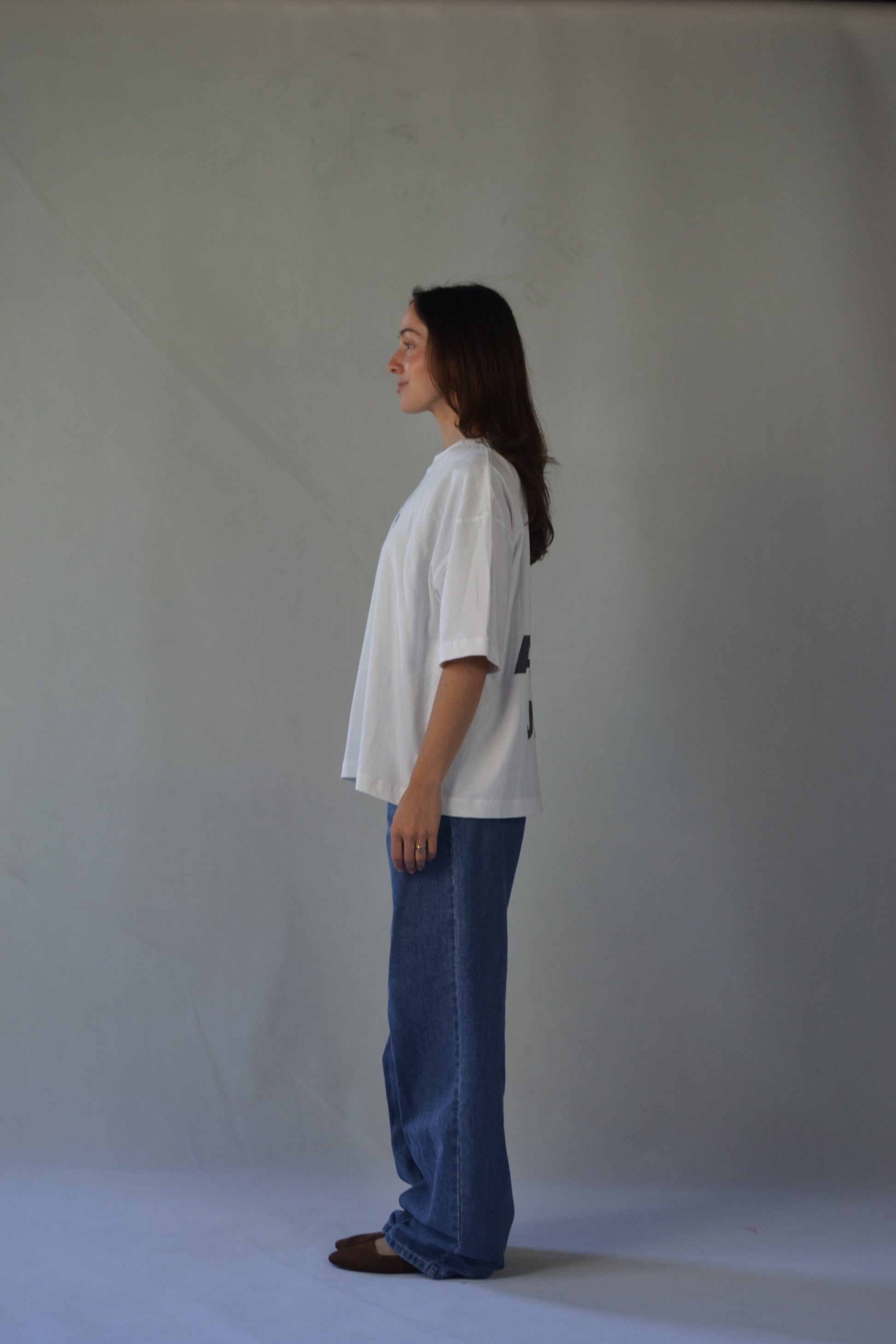 ASK ME ABOUT JESUS - White Boxy T-Shirt