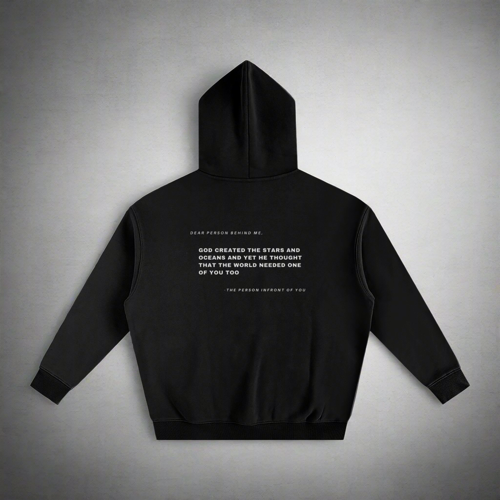 Dear Person Behind Me - Black Hoodie