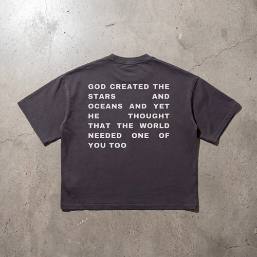 DEAR PERSON BEHIND ME - Black Boxy T-Shirt
